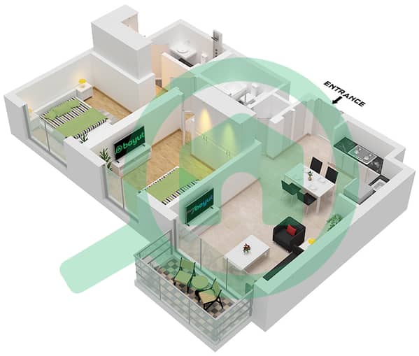 Type 7 Unit 11 Floor Podium 1-2
Type 8,10 Unit 2,16 Floor 2-14
Type 9 Unit 11 Floor 15-19