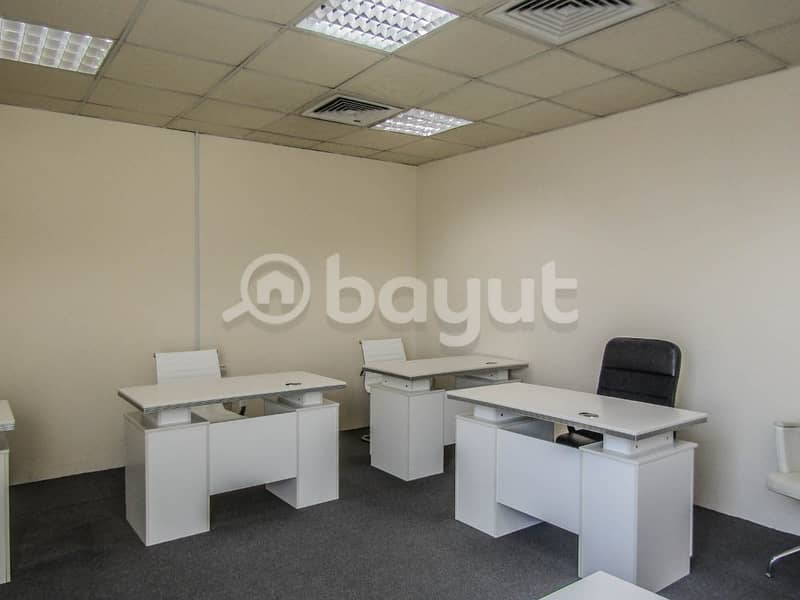 Spacious Fitted Office for cheap prices in Deira