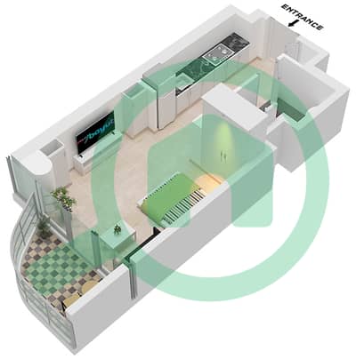 Ellington Views I - Studio Apartment Type/unit 3 / UNIT E101 FLOOR 1-15 Floor plan
