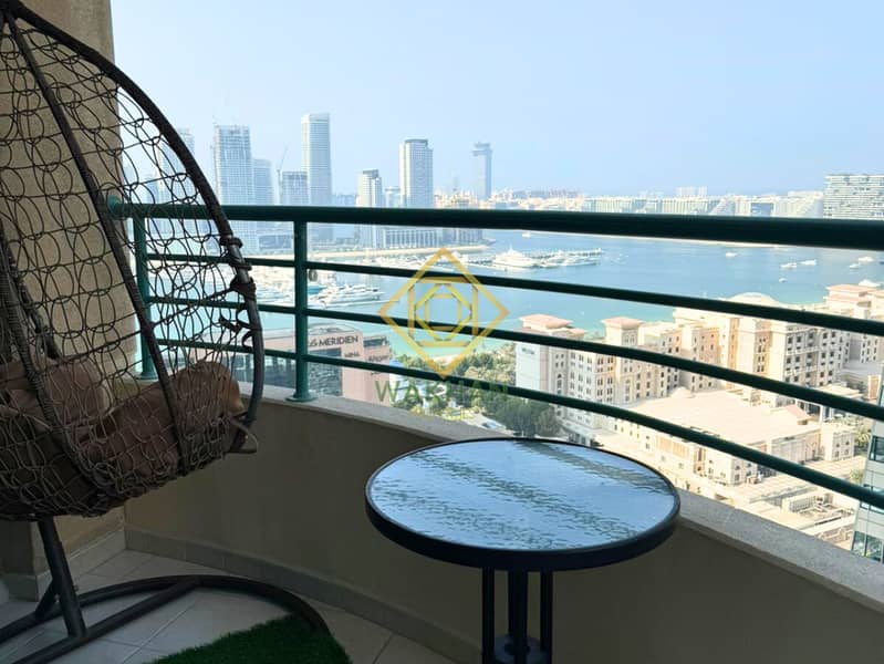 位于迪拜码头，滨海皇冠塔楼 2 卧室的公寓 140000 AED - 10279220