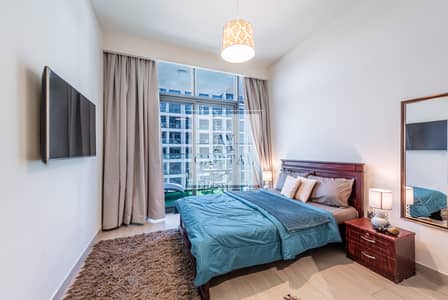 Studio for Rent in Meydan City, Dubai - Best Price Furnished Studio For Rent Azizi Riviera