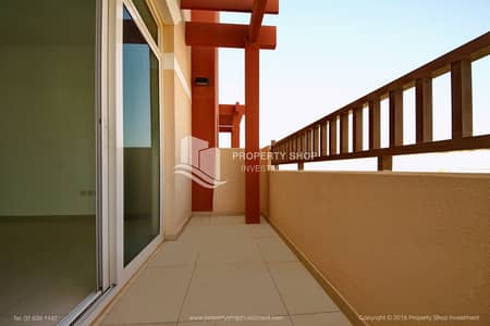 Studio for Sale in Al Ghadeer, Abu Dhabi - studio-abu-dhabi-al-ghadeer-terrace-apartment-balcony. JPG