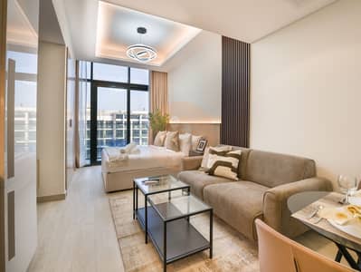 Studio for Rent in Meydan City, Dubai - COZY STUDIO - FULLY SERVICED APARTMENT AZIZI RIVIERA -MEYDAN LIVING
