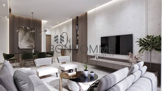 2 Bedroom Flat for Sale in Jumeirah Village Circle (JVC), Dubai - 2BR-Living 4-. jpg