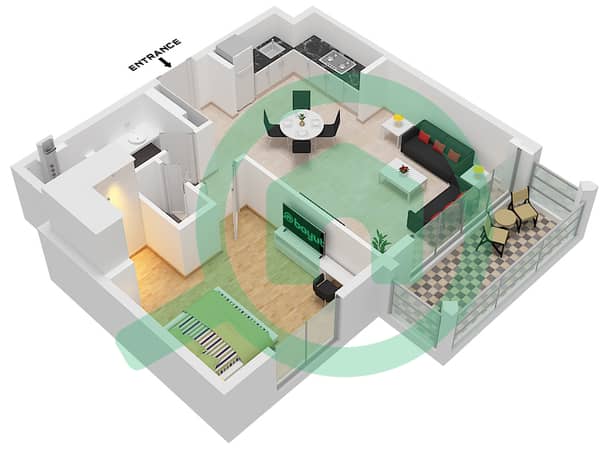 Unit 5 Floor 1
Unit 4 Floor 2-7 Unit 5 Floor 1
Unit 4 Floor 2-7
