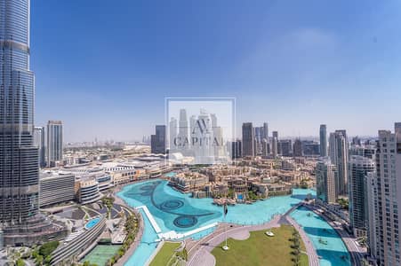 2 Bedroom Flat for Rent in Downtown Dubai, Dubai - Burj And Fountain View | Best Lay Out | High Floor