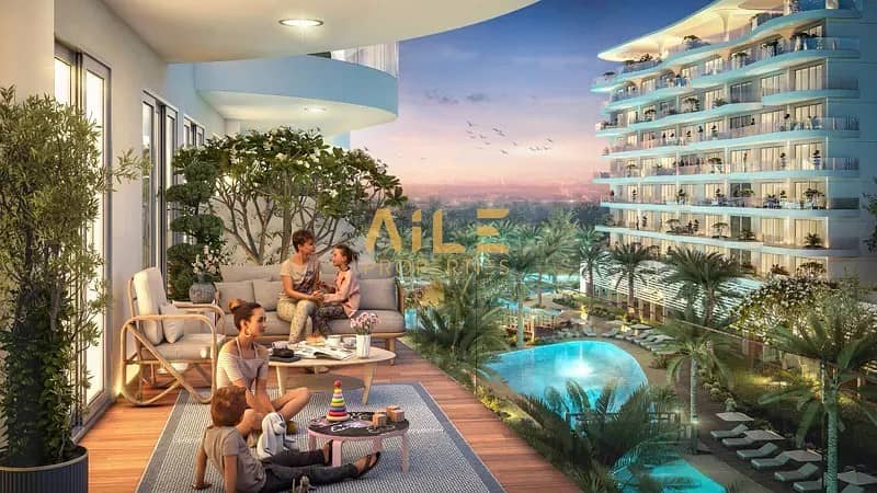 位于大马士革湖住宅，Lagoon Views 2 卧室的公寓 1888888 AED - 10328540