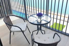 Furnished Studio | Canal View Balcony | Vacant | 2 Payment