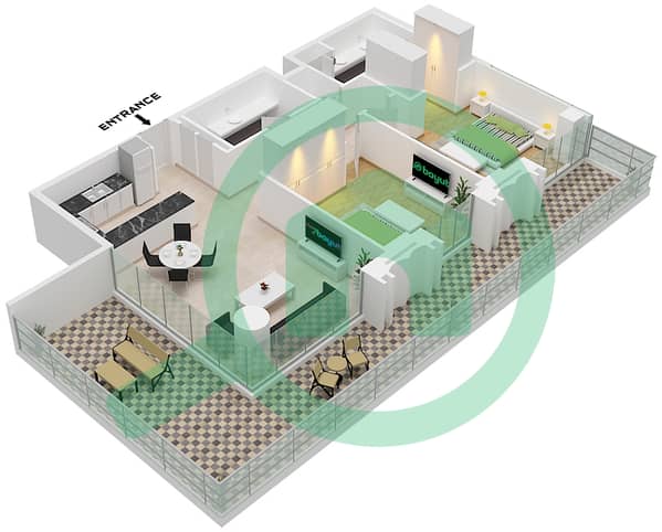 Type B.1 Unit 2 Floor 2