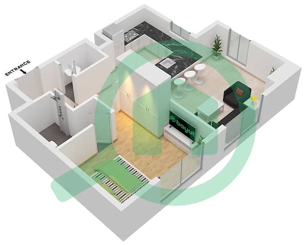 Type C Unit MA1 Typical Floor