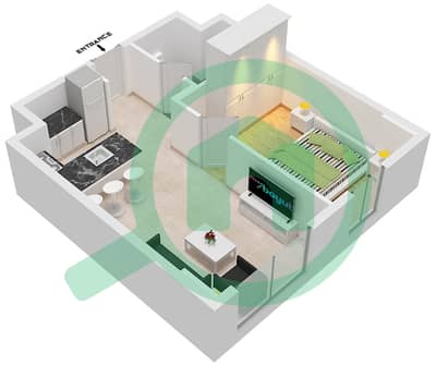 RA 1 - 1 Bedroom Apartment Type/unit K/UNIT X21 FLOOR TYPICAL Floor plan