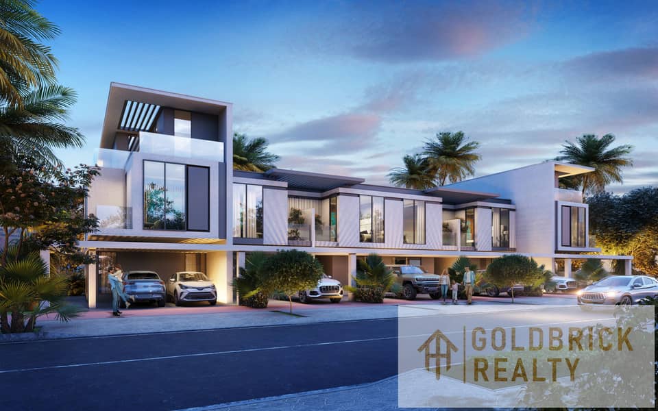 3 Townhouse Front View Night. jpg