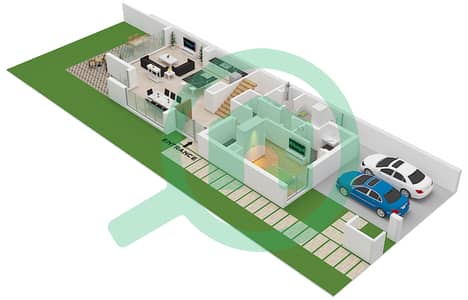 Yasmina Villas - 4 Bedroom Villa Type LHM Floor plan