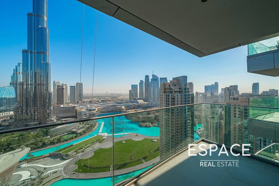 Huge 2 Bedrooms | Full Burj and Fountain Views