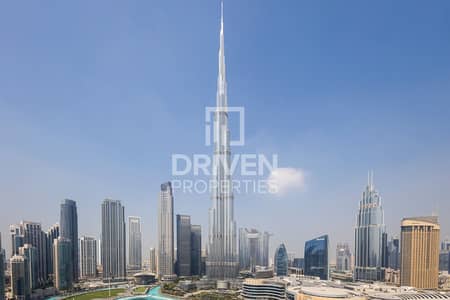 2 Bedroom Apartment for Rent in Downtown Dubai, Dubai - Furnished | Burj and Fountain View | High Floor