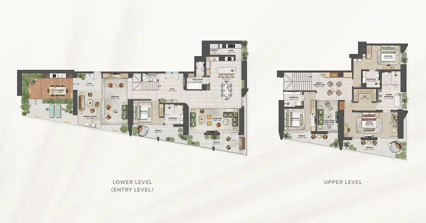 4 BR floor plan