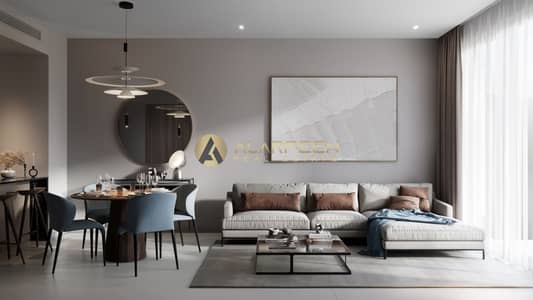 2 Cпальни Апартамент Продажа в Джумейра Вилладж Серкл (ДЖВС), Дубай - APP_MID_LIVINGROOM_1 _5000px (1). jpeg