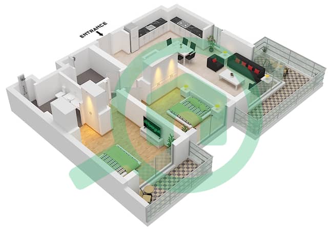 Type 1A Unit 7 Floor 2-4
Unit 22 Floor 2-5 
Type 1C Unit 19,23 Floor 2-5