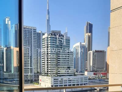 1 Bedroom Apartment for Rent in Business Bay, Dubai - Burj + Canal View | Large Layout | Prime Location