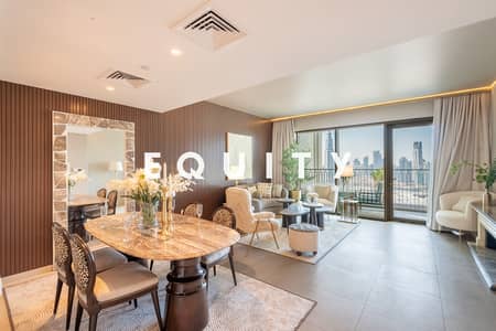 3 Bedroom Apartment for Rent in Za'abeel, Dubai - Furnished | Burj Views | Vacant | Maids Room