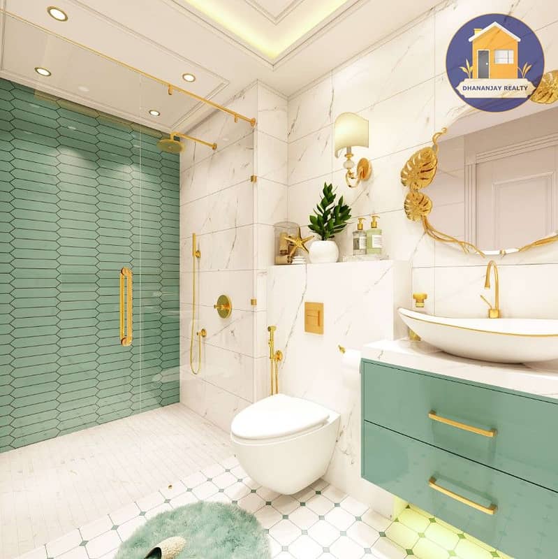 8 bathroom at Vincitore Aqua Flora. jpg