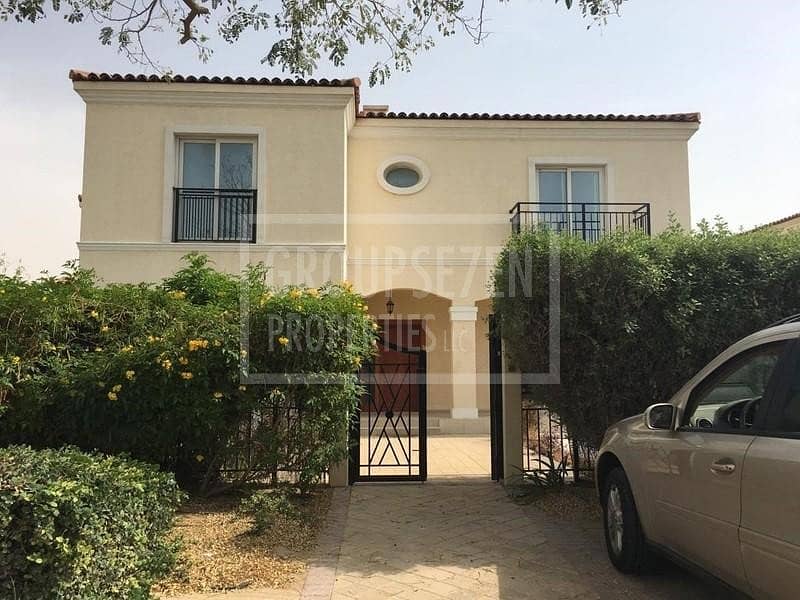 Amazing Corner 5 BR Villa with maids room in Green Community for rent