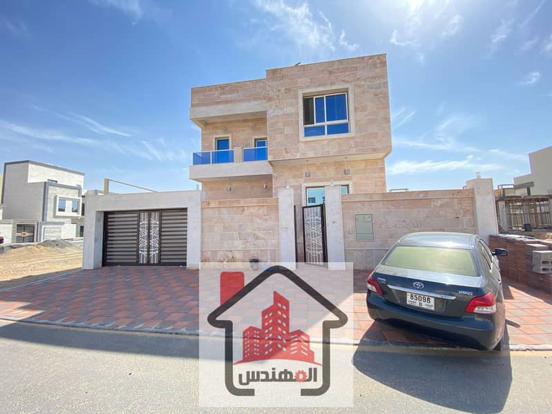 Villa for sale in Ajman, Al Yasmeen area, 5 rooms, a sitting room, and a maid’s hall Then +preparatory kitchen One million 250 thousand dirhams are required