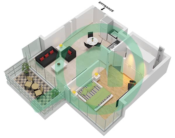 Type C Unit 12, Floor 5-17,19-34