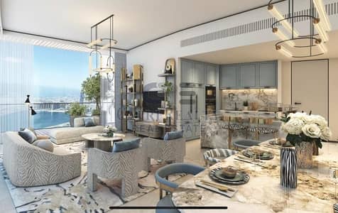 1 Bedroom Apartment for Sale in Dubai Harbour, Dubai - SEA VIEW | PRIVATE BEACH | HIGH FLOOR |CAVALLI BRANDED