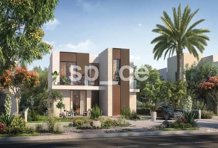 5 Bedroom Villa for Sale in Al Shamkha, Abu Dhabi - Luxurious End Unit Villa | Single Row | Big Plot