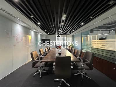 Office for Rent in Dubai Marina, Dubai - Fitted | 3954 Sq ft | 8 Parking | Metro Access