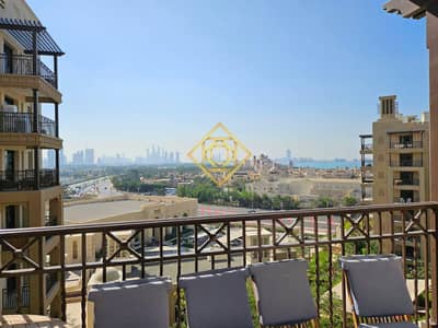 2 Bedroom Apartment for Rent in Umm Suqeim, Dubai - Community View | High Floor | Vacant