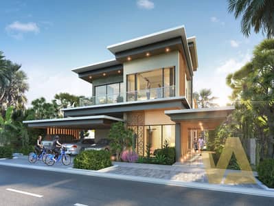 3 Bedroom Townhouse for Sale in DAMAC Lagoons, Dubai - VD1 Lagoon - Portofino Front. jpg