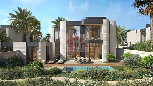 4 Bedroom Villa for Sale in Yas Island, Abu Dhabi - Yas Riva Ext_Villa_5B Inland Back. jpg