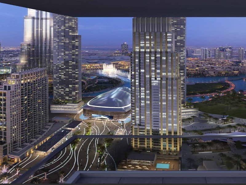 位于迪拜市中心，强音双子塔 1 卧室的公寓 1100000 AED - 4091442