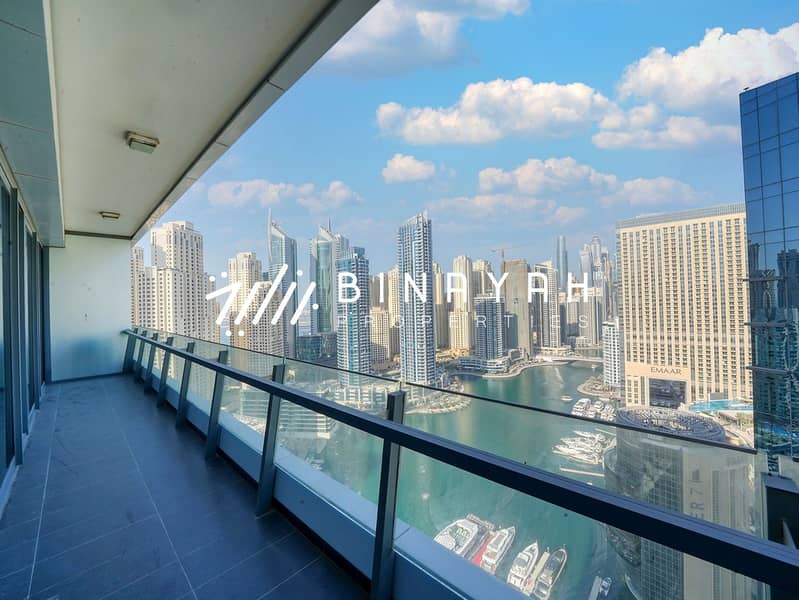 STUNNING MARINA VIEW | FURNISHED | LARGE BALCONY