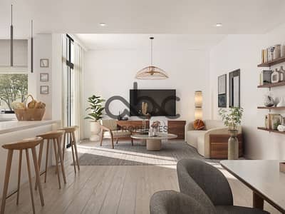 雅斯岛， 阿布扎比 1 卧室单位待售 - ALDAR_SustainableCity01_CGI23_Livingroom_05 copy. png