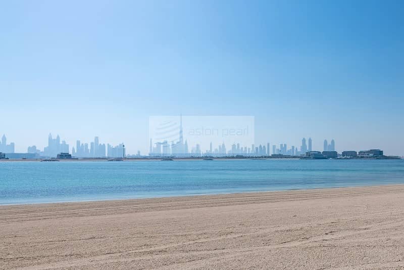 Jumeirah Bay Plot w/ Sandy Beach and Amazing Views