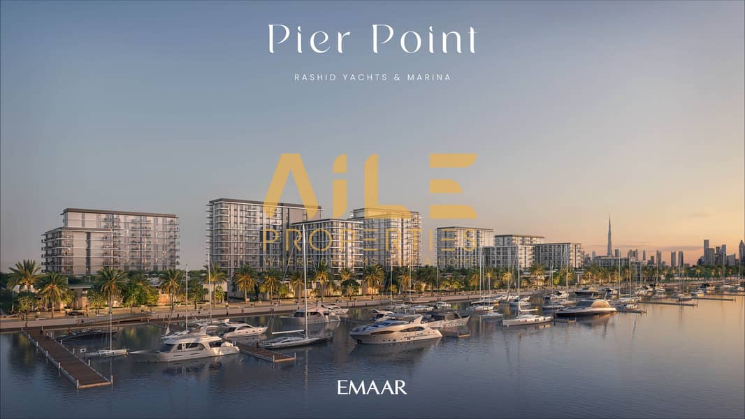 位于米娜拉希德港区，Pier Point，Pier Point 1 2 卧室的公寓 2968888 AED - 10503554