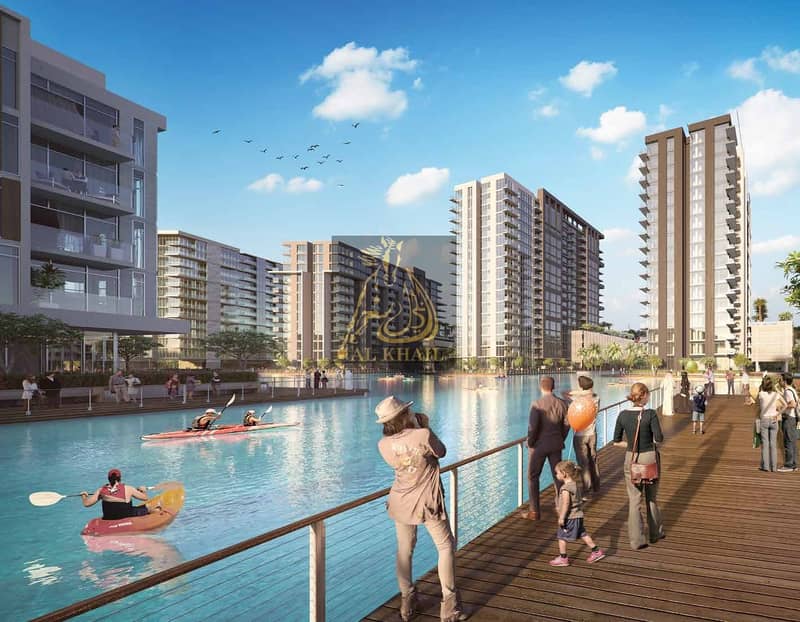 Magnificent 3BR Waterfront Apartment for sale in MBR City | Affordable Price | Crystal Lagoon View Magnificent 3BR Waterfront Apartment for sale in MBR City | Affordable Price | Crystal Lagoon View