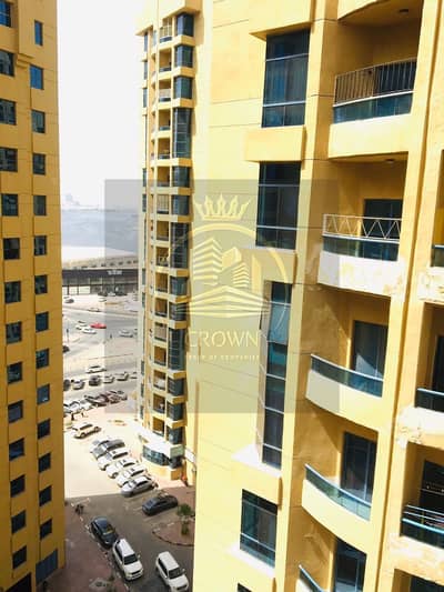 2 Bedroom Flat for Sale in Ajman Downtown, Ajman - Empty Partial Seaview 2 BHK flat for sale in Al Khor Towers Ajman