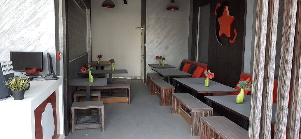 Fully Fitted Restaurant with Furniture for Rent