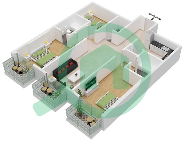 Type B2 Unit 12 Floor 2 Type B2 Unit 12 Floor 2