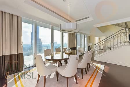 3 Bedroom Flat for Rent in Downtown Dubai, Dubai - Duplex | Burj and Fountain View | Sky Collection