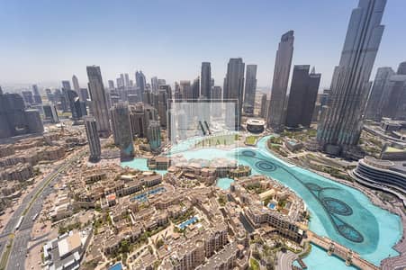1 Bedroom Apartment for Rent in Downtown Dubai, Dubai - High Floor | Burj and Fountain View | Spacious