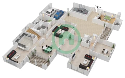 Polo Homes - 5 Bedroom Villa Type K Floor plan