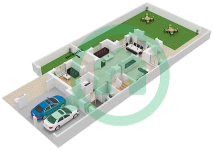 阿尔雷姆3区 - 4 卧室别墅类型2 / UNIT END戶型图