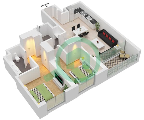 Unit 4 Floor 3-17,19-30