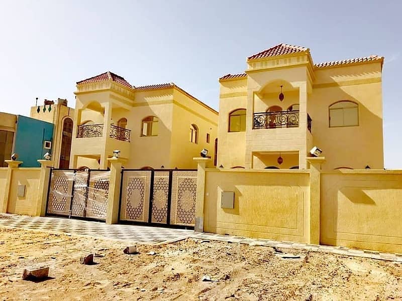 New villa for the first inhabitant of Ajman, a very wonderful location with the possibility of bank