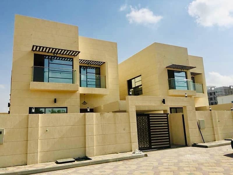 New Villa for Sale in Ajman - Amazing Design on Sheikh Mohammed Bin Zayed Road